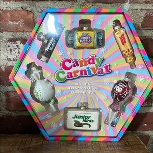 Christmas ornaments Glass Set all your favorite candies from when you were a kid